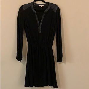 Ella Moss Black Long Sleeve Dress XS